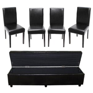 wohnli-moebel-suche-800001307252 Wohnli Möbelsuche - GARNITUR XXL Schwarz 5-teilig-Set