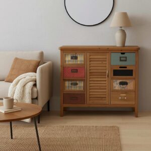 wohnli-moebel-suche-800001307845-1 APOTHEKERKOMMODE Braun Holz MCW Möbel > Kommoden & Schubladenschränke > Kommoden Braun