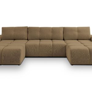 Wohnli Möbelsuche - WOHNLANDSCHAFT DUCA U Beige Jersey mit Schlaffunktion