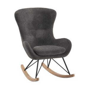 wohnli-moebel-suche-800001311860 Wohnli Möbelsuche - SCHAUKELSTUHL Katreena 76x110x101 Anthrazit/Schwarz/Natur