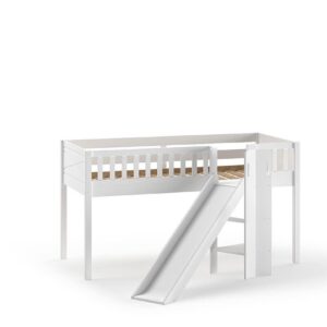 wohnli-moebel-suche-800001312134 Wohnli Möbelsuche - HOCHBETT mit Rutsche Karyl 208x114x204 aus Massivholz in Weiß