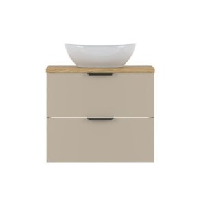 wohnli-moebel-suche-800001317869-1 WASCHTISCH 60.6cm Astrid Kaschmir und Holz Holzwerkstoff Petits-meubles Möbel > Schränke > Badezimmerschränke > Waschtische Beige