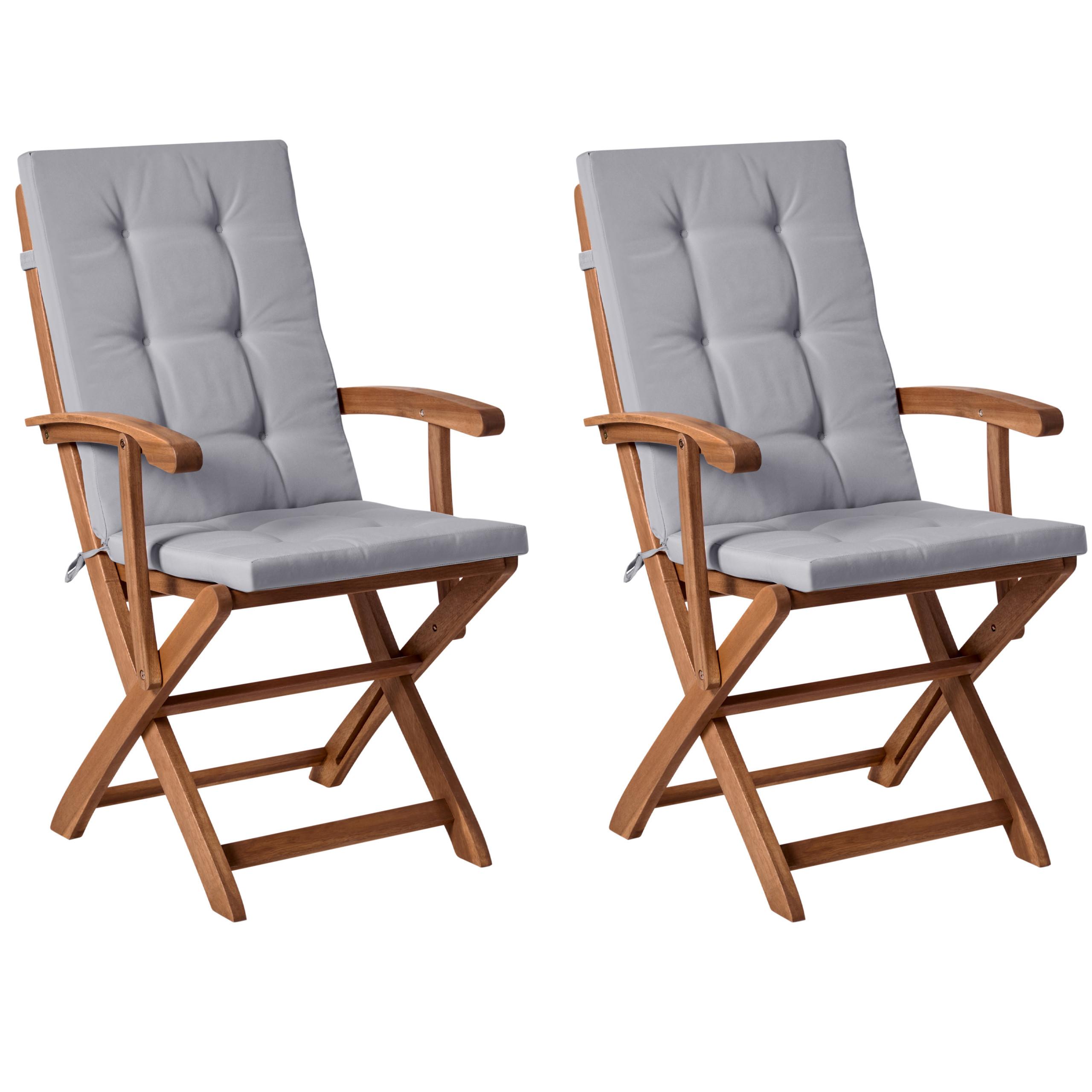 wohnli-moebel-suche-800001321124 Wohnli Möbelsuche - GARTENSTUHL 2er-Set Hellgrau Maui Premium