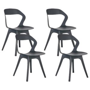 wohnli-moebel-suche-800001321457 Wohnli Möbelsuche - GARTENSTUHL 4er-Set Schwarz Lachania