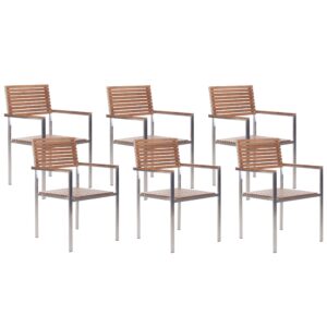 wohnli-moebel-suche-800001321759 Wohnli Möbelsuche - GARTENSTUHL 6er-Set Braun Viareggio