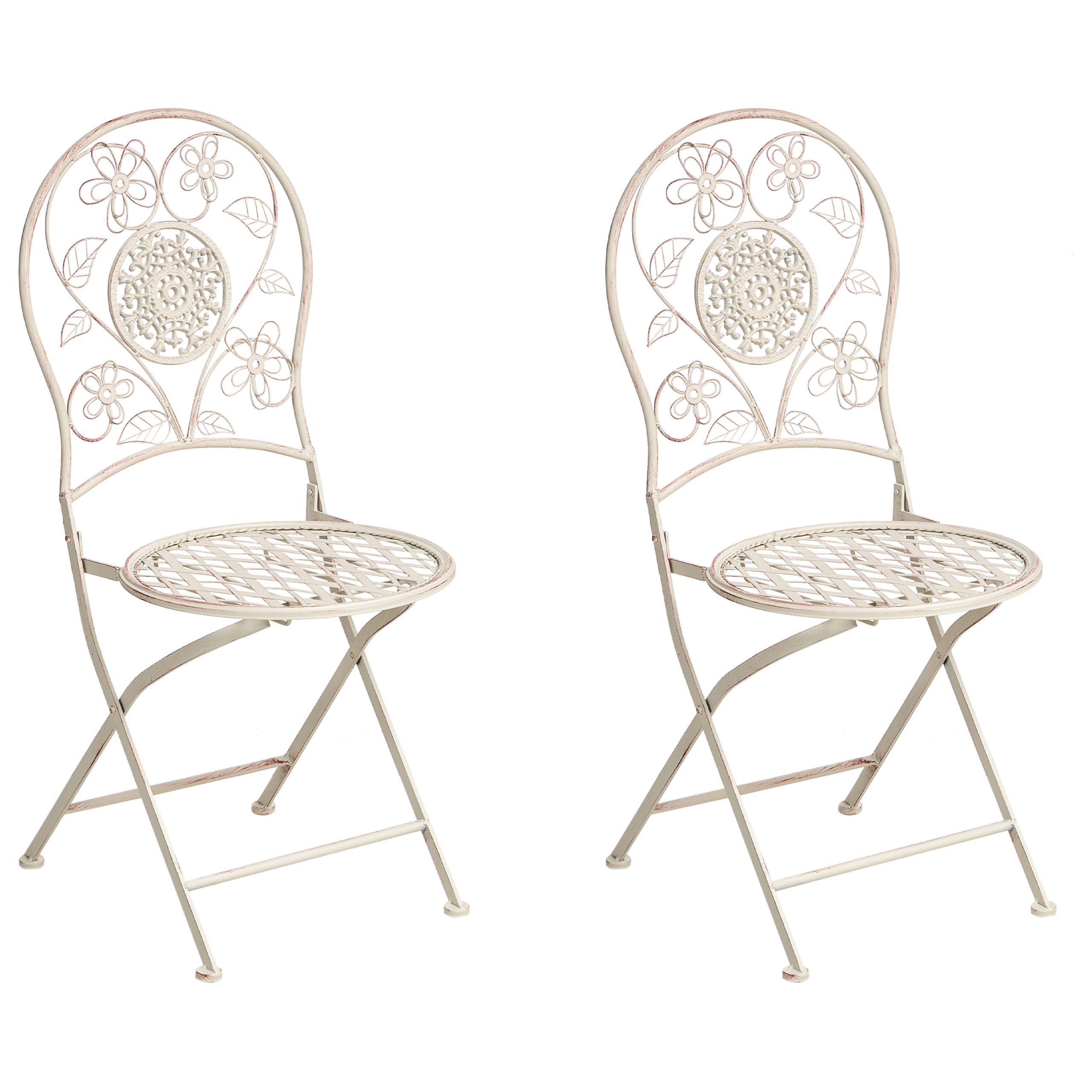 Wohnli Möbelsuche - GARTENSTUHL 2er-Set Hellbeige Yaviza