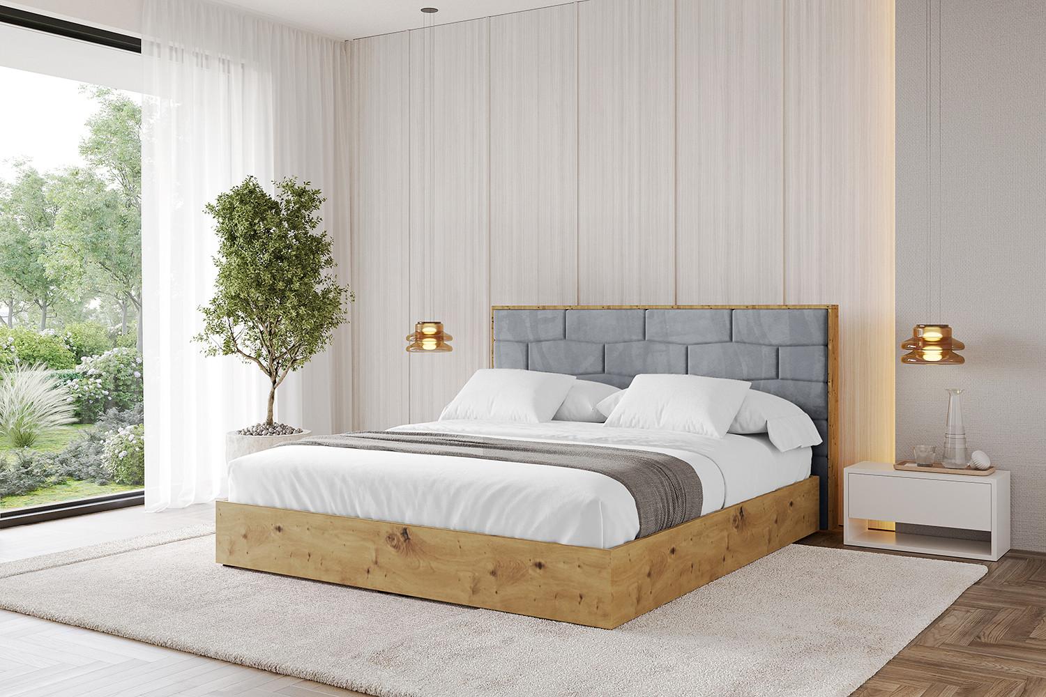 Boxbett ohne Matratze - ENZO8 160x200 Grau