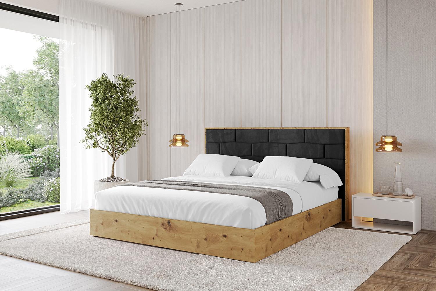 wohnli-moebel-suche-800001322583-1 Boxbett ohne Matratze - ENZO8 200x200 Schwarz