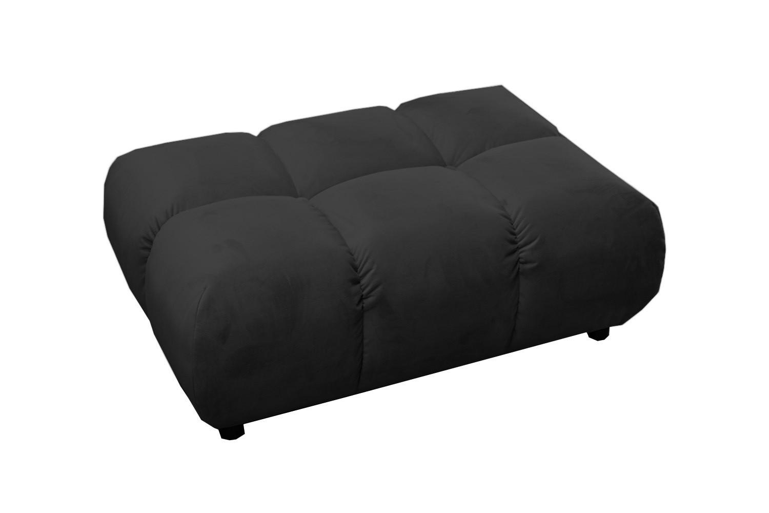 wohnli-moebel-suche-800001325826 Wohnli Möbelsuche - HOCKERBANK VIVIEN Schwarz Velvet