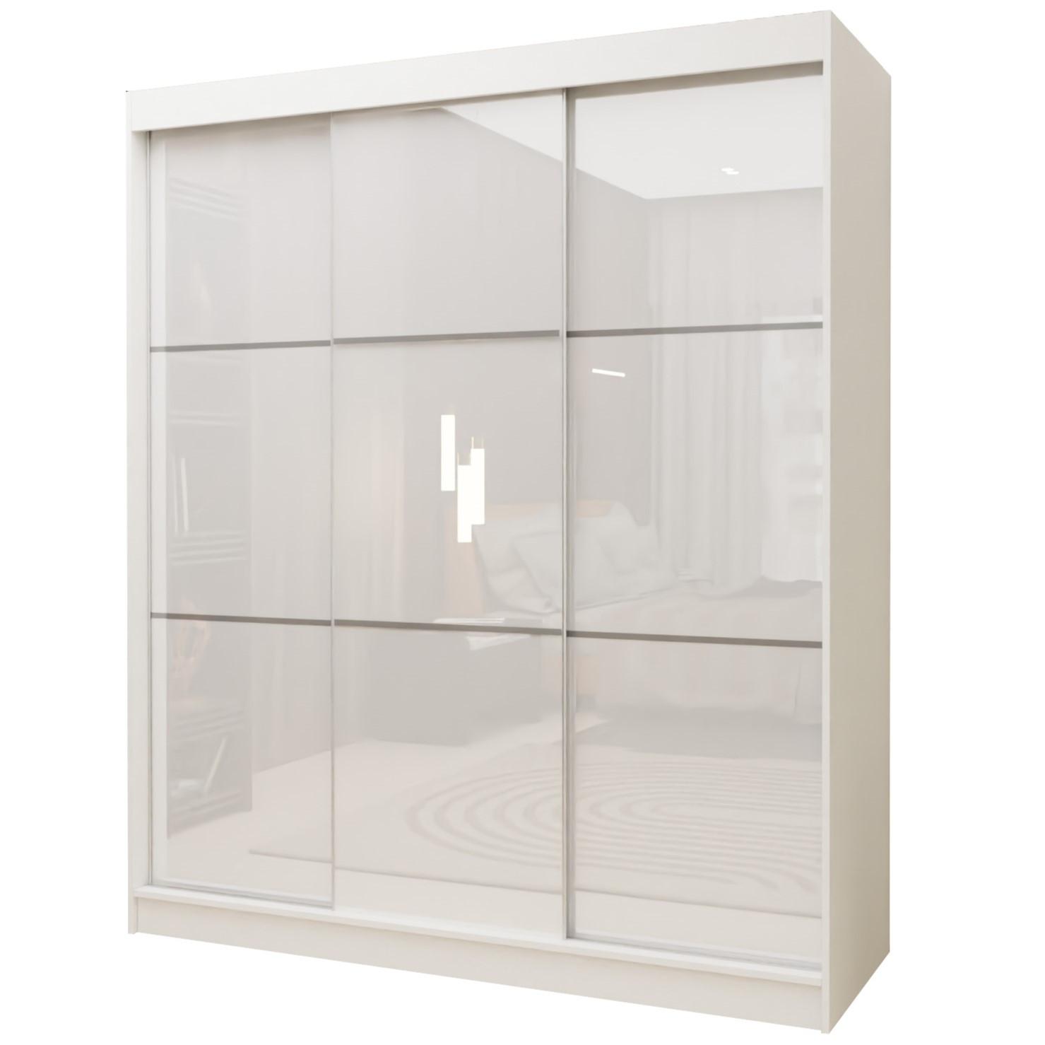 wohnli-moebel-suche-800001327155 Wohnli Möbelsuche - SCHWEBETÜRENSCHRANK VITALE 180/216/61 cm 3-türig Weiß