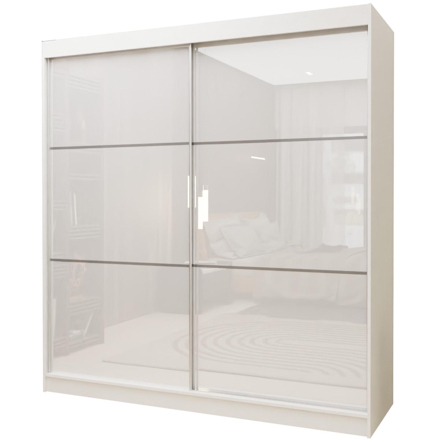 wohnli-moebel-suche-800001327224 Wohnli Möbelsuche - SCHWEBETÜRENSCHRANK VITALE 200/216/61 cm 2-türig Weiß