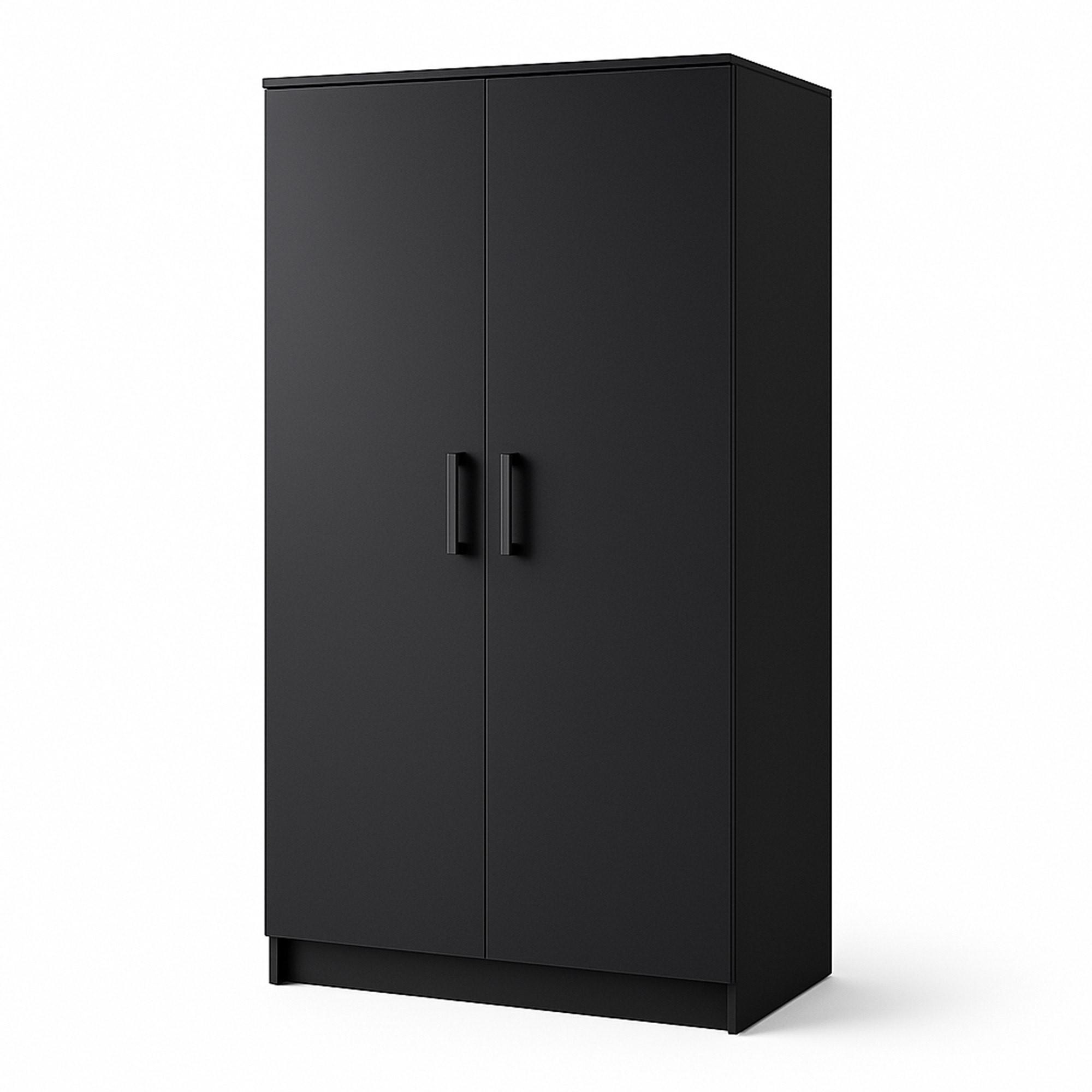 wohnli-moebel-suche-800001327506 Wohnli Möbelsuche - DREHTÜRENSCHRANK SILO 90/180/50 cm 2-türig Schwarz