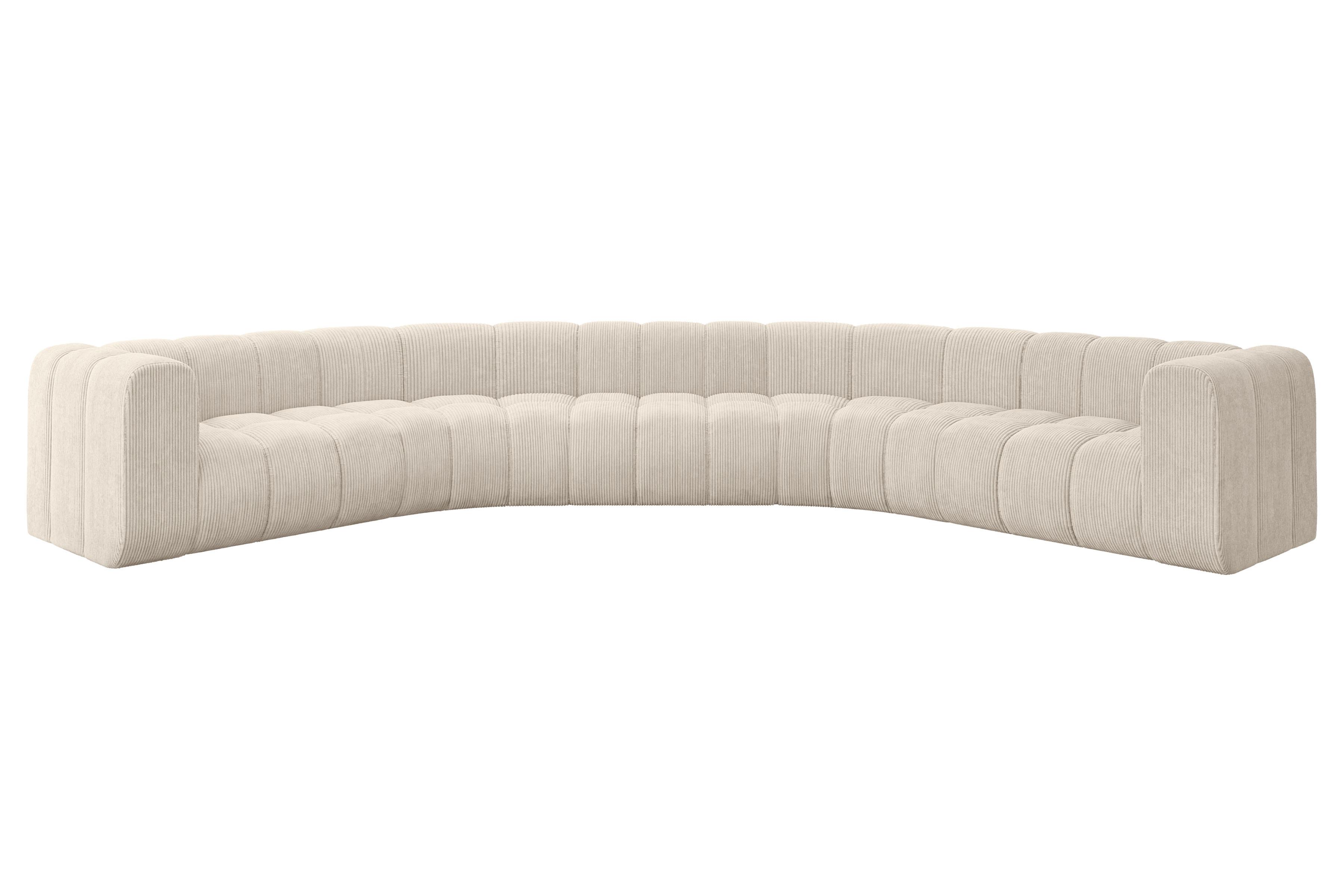 wohnli-moebel-suche-800001328009 Wohnli Möbelsuche - WOHNLANDSCHAFT modulares Sofa Lazro-U1 - 373x373x70 cm Beige
