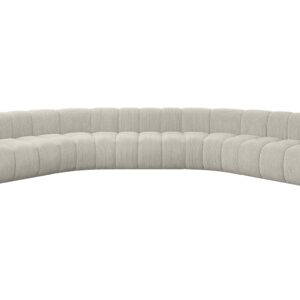Wohnli Möbelsuche - WOHNLANDSCHAFT modulares Sofa Lazro-U1 - 373x373x70 cm Creme