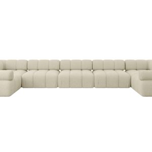 wohnli-moebel-suche-800001328021 Wohnli Möbelsuche - WOHNLANDSCHAFT modulares Sofa Birno-U3 - 475x190x70 cm Beige Bouclé