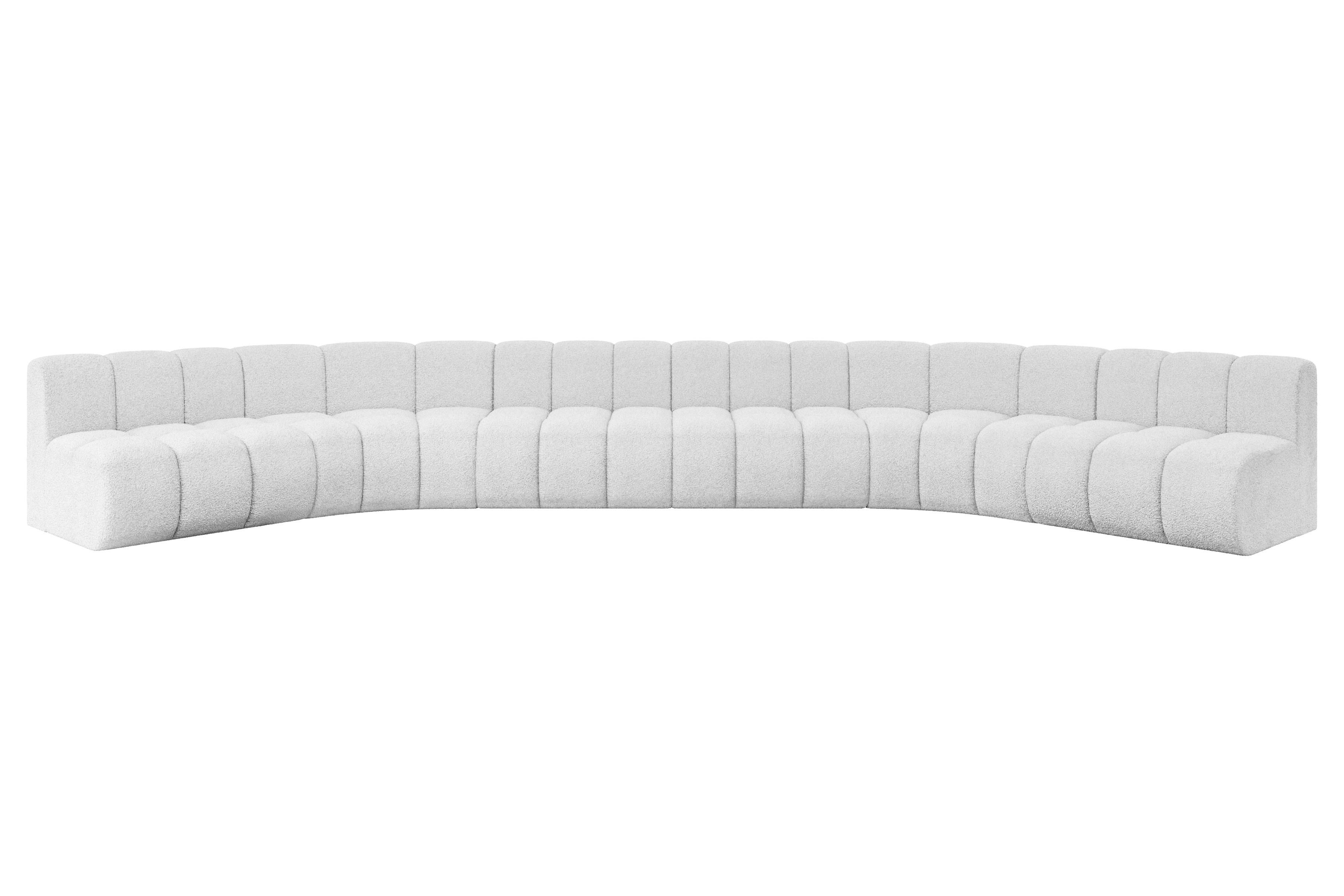 wohnli-moebel-suche-800001328074 Wohnli Möbelsuche - WOHNLANDSCHAFT modulares Sofa Montra-U2 - 581x174x70 cm Weiß