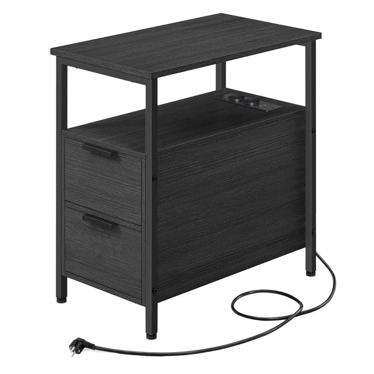 Wohnli Möbelsuche - BEISTELLTISCH mit 2 Schubladen - H60 cm
