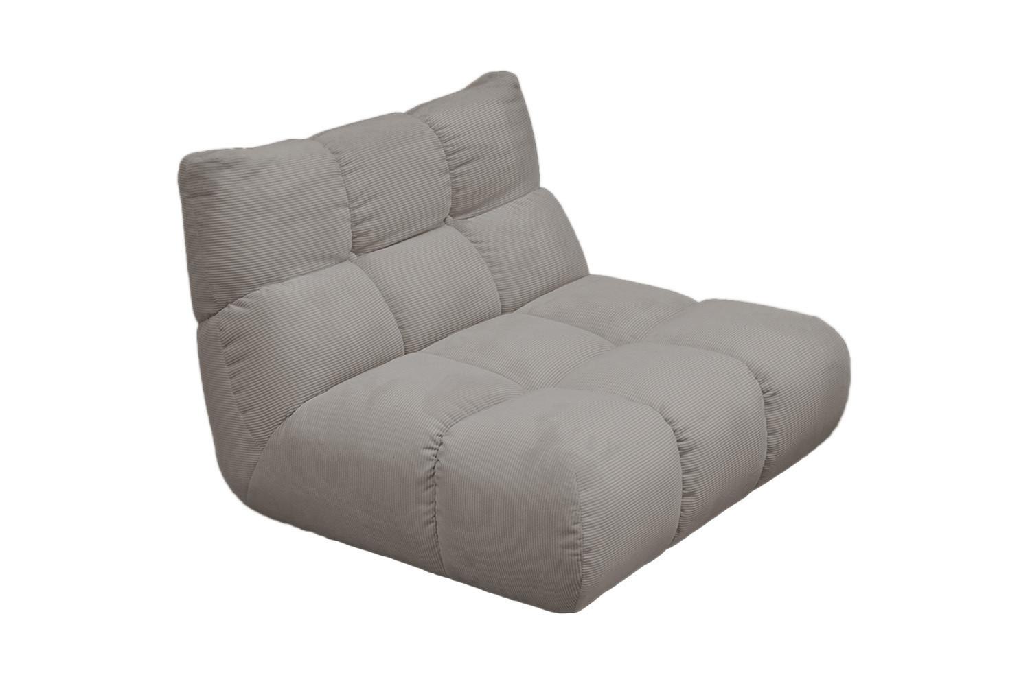 wohnli-moebel-suche-800001328128 Wohnli Möbelsuche - DREHSESSEL VIVIEN Grau Cord Drehbar (360°)