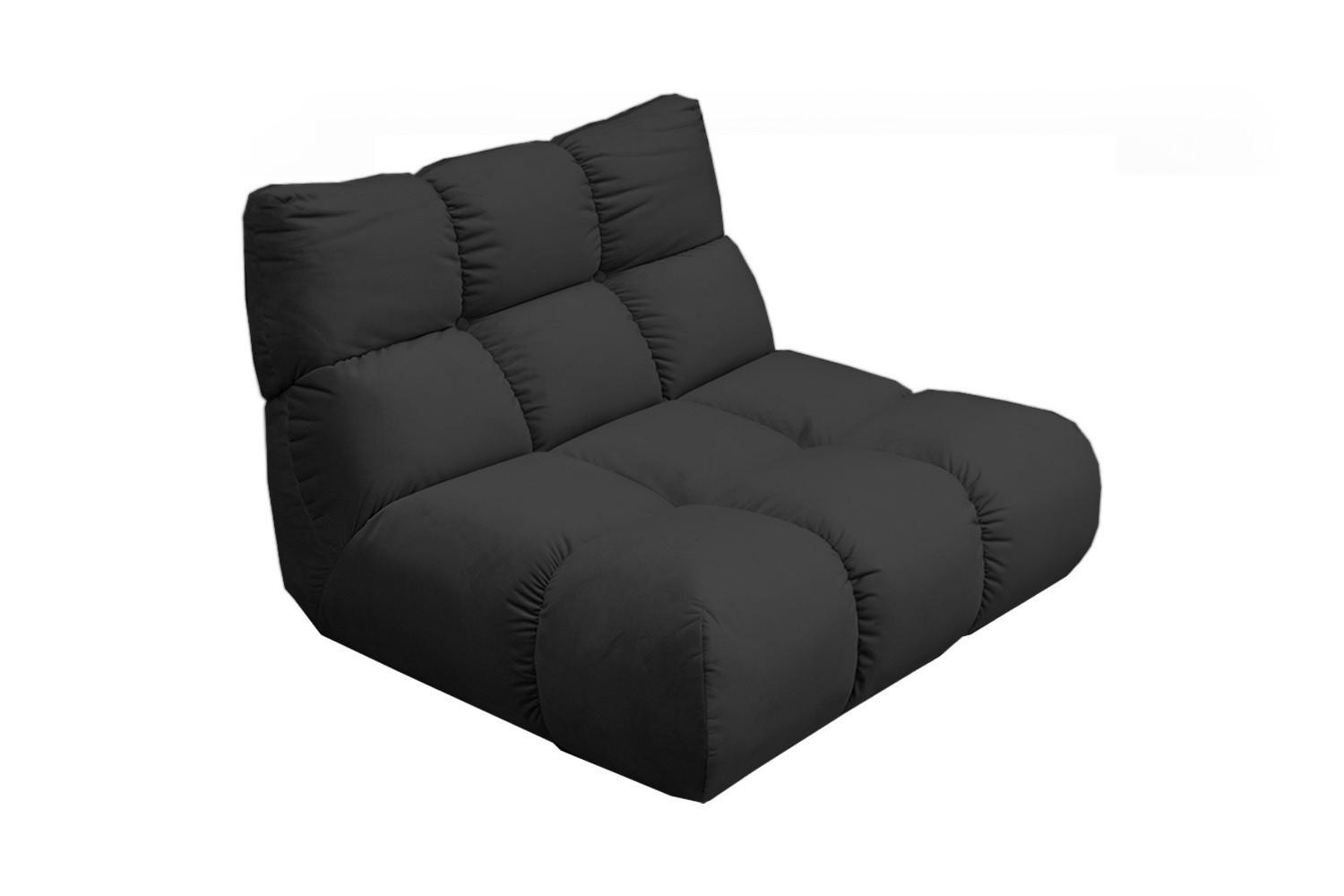 wohnli-moebel-suche-800001328142 Wohnli Möbelsuche - DREHSESSEL VIVIEN Schwarz Velvet Drehbar (360°)