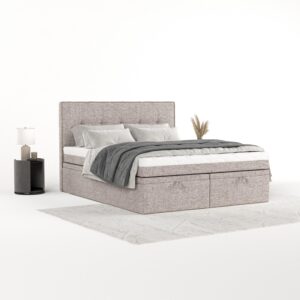 wohnli-moebel-suche-800001334891-1 BOXBETT Arivo 160/200 cm Beige im Neve Stoff Textil AltaBeds Möbel > Betten > Boxspringbetten Beige