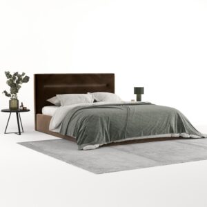 wohnli-moebel-suche-800001334910-1 POLSTERBETT Liline 160/200 cm Braun im Kronos Stoff Textil AltaBeds Möbel > Betten > Polsterbetten Braun