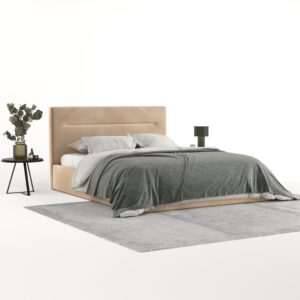 POLSTERBETT Liline 180/200 cm Beige im Kronos Stoff Textil AltaBeds Möbel > Betten > Polsterbetten Beige