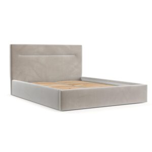 Wohnli Möbelsuche - POLSTERBETT Liline 180/200 cm Hellbeige im Paros Stoff