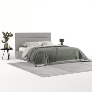 wohnli-moebel-suche-800001335015-1 POLSTERBETT Liline 180/200 cm Hellgrau im Inari Stoff Textil AltaBeds Möbel > Betten > Polsterbetten Grau
