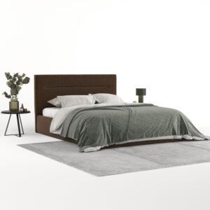 POLSTERBETT Liline 180/200 cm Braun im Inari Stoff Textil AltaBeds Möbel > Betten > Polsterbetten Braun