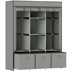 wohnli-moebel-suche-800001337479 Wohnli Möbelsuche - STOFFSCHRANK Stahl Vliesstoff Hellgrau