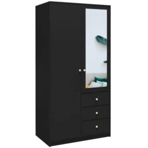 wohnli-moebel-suche-800001337572 Wohnli Möbelsuche - DREHTÜRENSCHRANK Solea mit 2 Türen und 3 Schubladen