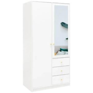 wohnli-moebel-suche-800001337585 Wohnli Möbelsuche - DREHTÜRENSCHRANK Solea mit 2 Türen und 3 Schubladen
