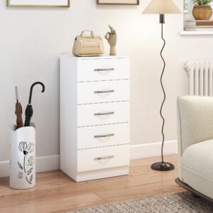 wohnli-moebel-suche-800001337820-1 KOMMODE Spanplatte Weiß Holzwerkstoff HOMCOM Möbel > Kommoden & Schubladenschränke > Kommoden Weiß
