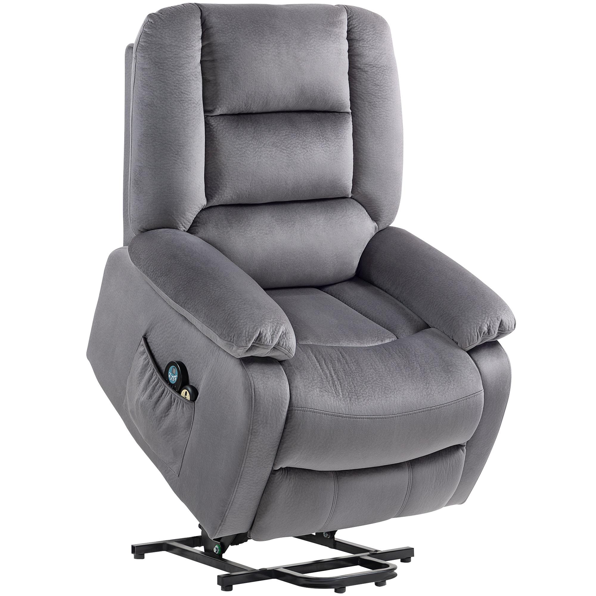 wohnli-moebel-suche-800001338542 Wohnli Möbelsuche - ELEKTRISCHER-AUFSTEHSESSEL Polyester Schaumstoff Dunkelgrau