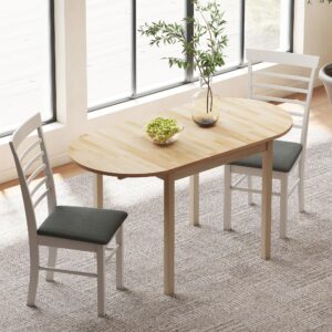 wohnli-moebel-suche-800001338603-1 ESSTISCH Klappbar Küchentisch für 6 Personen mit Drop-Leaf-Design Holz HOMCOM Möbel > Tische > Esstische Braun