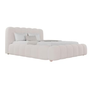 wohnli-moebel-suche-800001343778 Wohnli Möbelsuche - POLSTERBETT Catania 140x200 cm Creme Bouclé