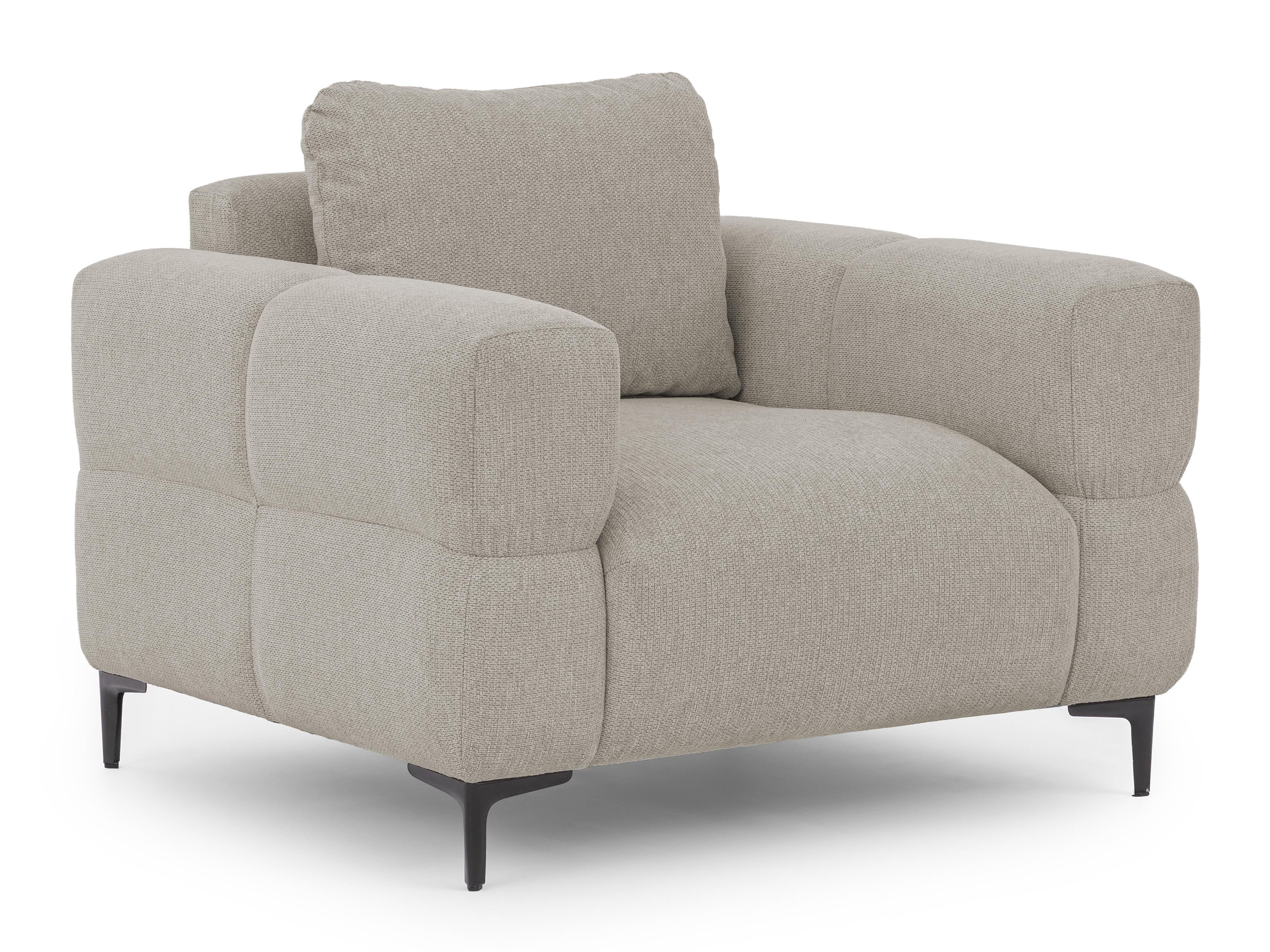 wohnli-moebel-suche-800001347649 Wohnli Möbelsuche - SESSEL Cardea in Bubble-Optik aus weichem Taupe Strukturstoff mit hohem Sitzkomfort