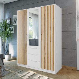wohnli-moebel-suche-800001347756 Wohnli Möbelsuche - DREHTÜRENSCHRANK Bueno Lux mit 3 Türen und 3 Schubladen