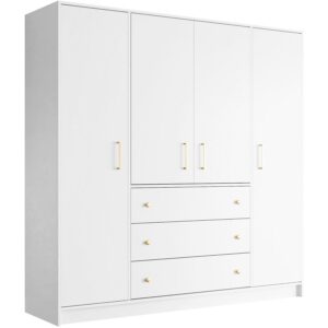 wohnli-moebel-suche-800001347764 Wohnli Möbelsuche - DREHTÜRENSCHRANK Rilo mit 4 Türen und 3 Schubladen