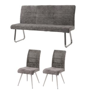 wohnli-moebel-suche-800001347907 Wohnli Möbelsuche - ESSZIMMER-SET Grau 3er-Set