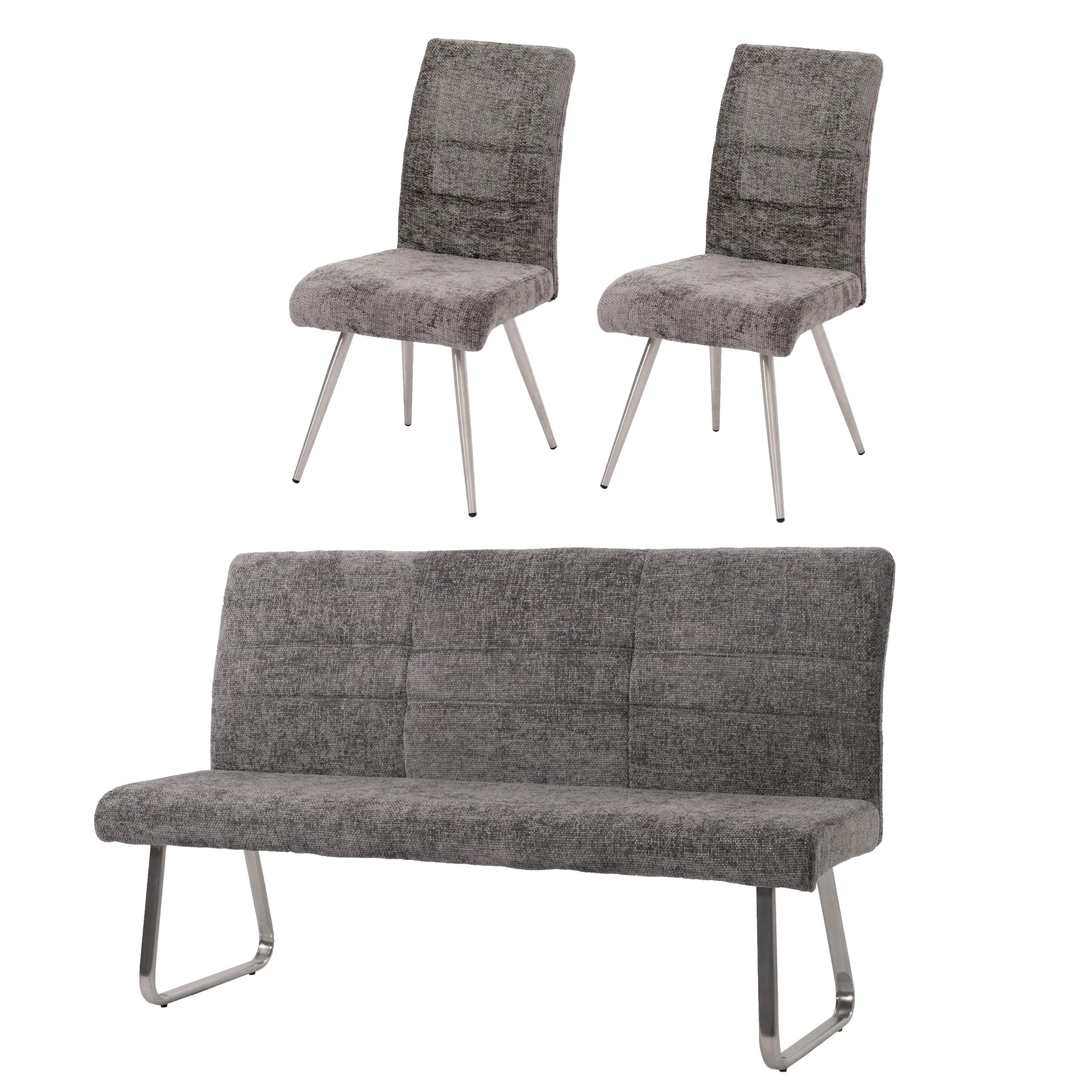 wohnli-moebel-suche-800001347938 Wohnli Möbelsuche - ESSZIMMER-SET Grau 3er-Set