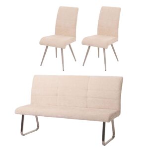 wohnli-moebel-suche-800001347940 Wohnli Möbelsuche - ESSZIMMER-SET Beige 3er-Set