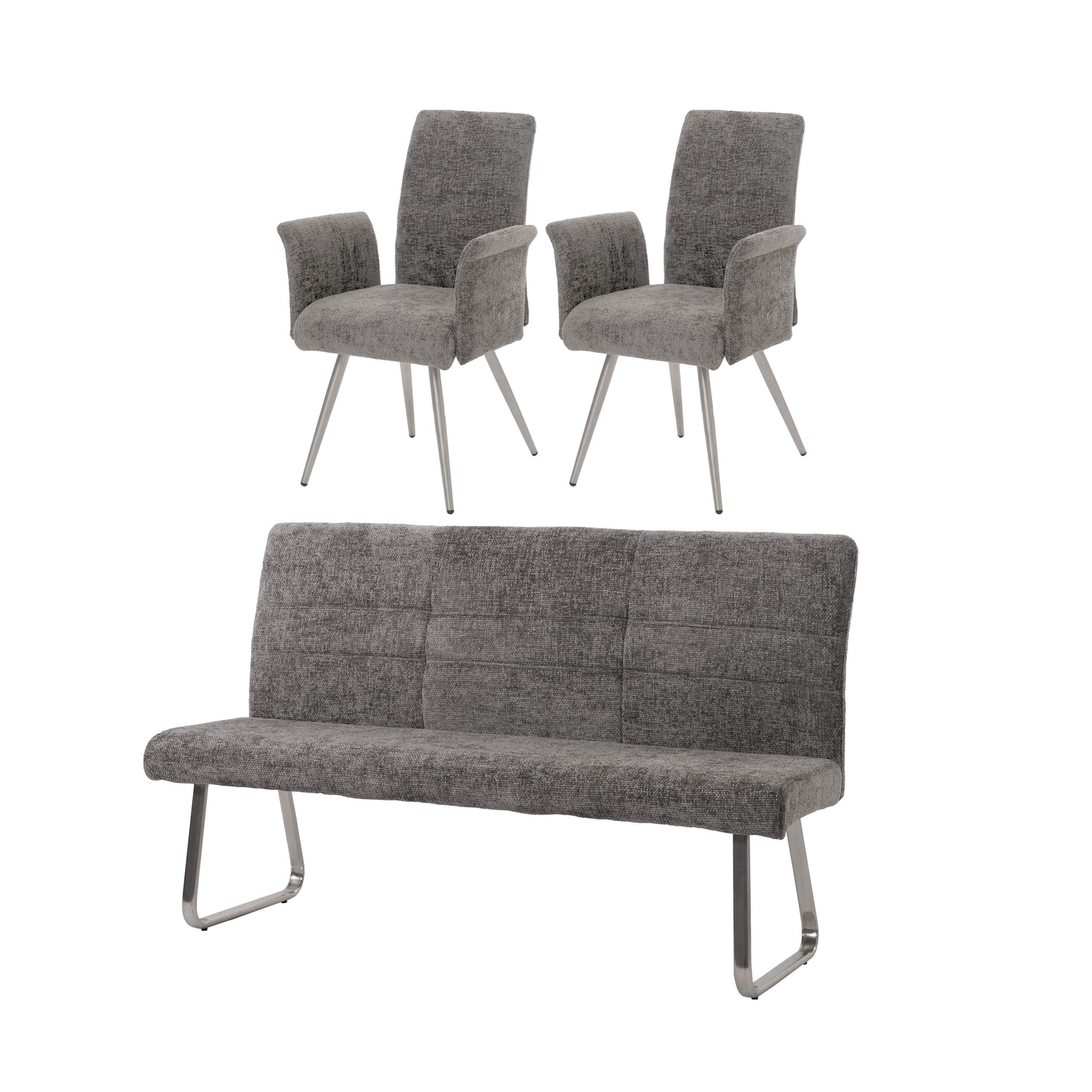 wohnli-moebel-suche-800001348279 Wohnli Möbelsuche - ESSZIMMER-SET Grau 3er-Set
