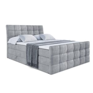 wohnli-moebel-suche-800001349065 Wohnli Möbelsuche - BOXSPRINGBETT BRUGO-Z KING - 200 x 200 - H3/H4 - Grau