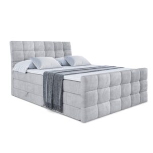 wohnli-moebel-suche-800001349068 Wohnli Möbelsuche - BOXSPRINGBETT BRUGO-Z KING - 200 x 200 - H3/H4 - Hellgrau