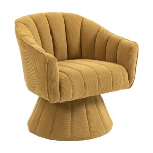 wohnli-moebel-suche-800001350538 Wohnli Möbelsuche - DREHSTUHL Moderner 360° Taupe mit Cord-Bezug