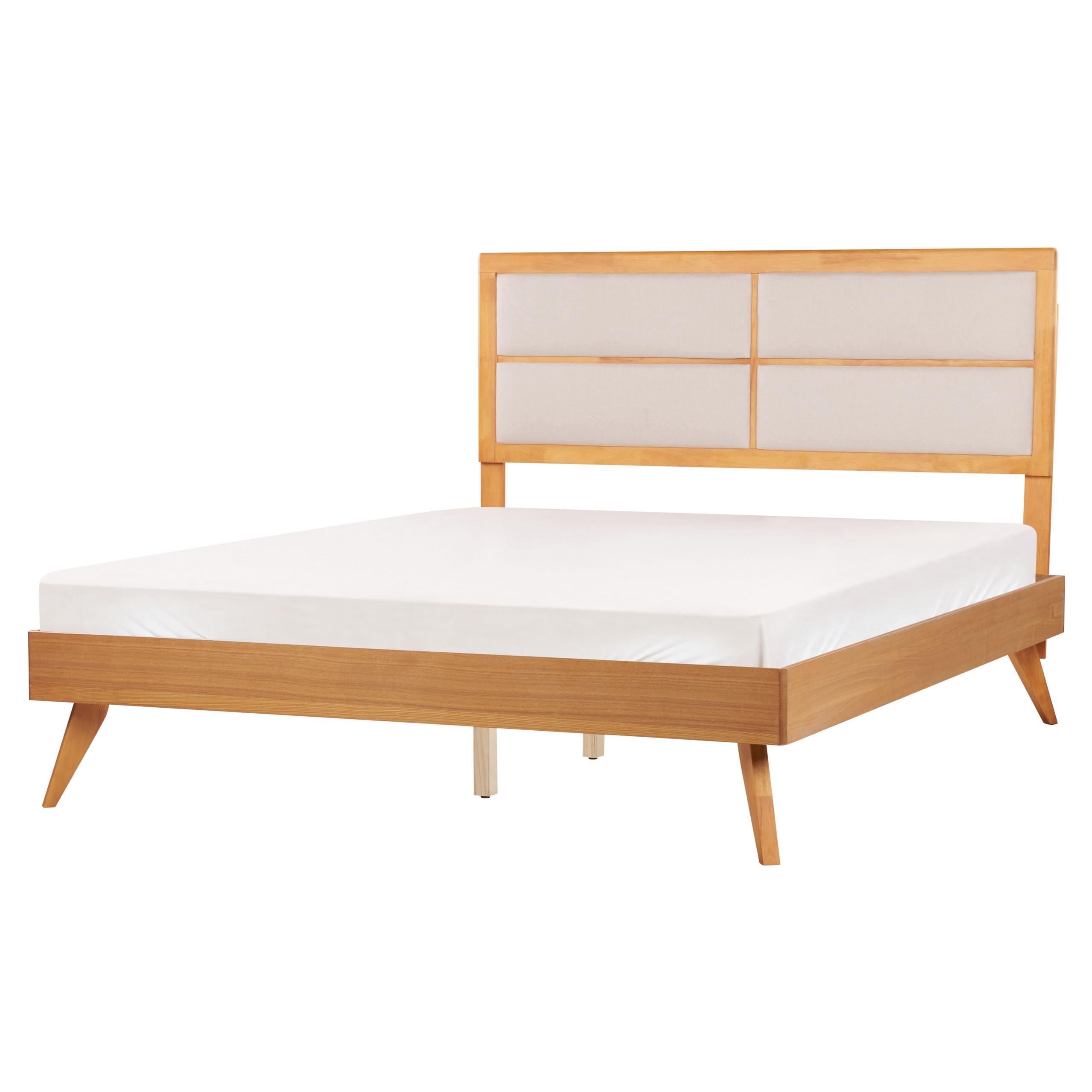 wohnli-moebel-suche-800001350665 Wohnli Möbelsuche - BETT mit Lattenrost 160/200 cm Hellbraun Poissy