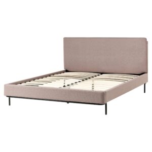 wohnli-moebel-suche-800001350710-1 BETT mit Lattenrost 160/200 cm Taupe Corio Textil Beliani Möbel > Betten Taupe
