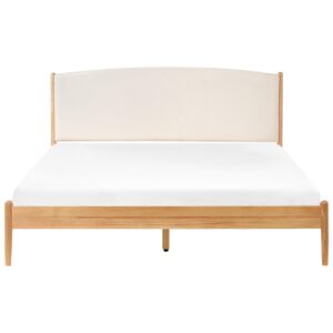 wohnli-moebel-suche-800001350725-1 BETT mit Lattenrost 180/200 cm Hellbraun Clairac Holz Beliani Möbel > Betten Braun