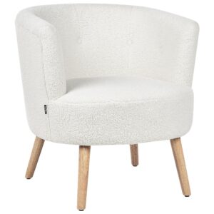 wohnli-moebel-suche-800001353259-1 SESSEL Weiß Odenzen Textil Beliani Möbel > Sessel > Polstersessel Weiß